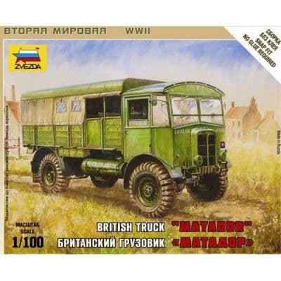 Modellsats - ZVEZDA - Brittisk Matador lastbil - 21 st