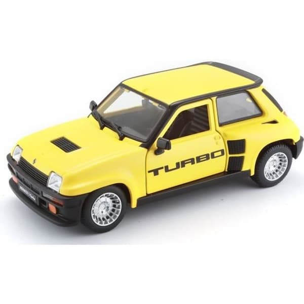 BBURAGO Bil Renault R5 Turbo 1 1/24:e - Gul