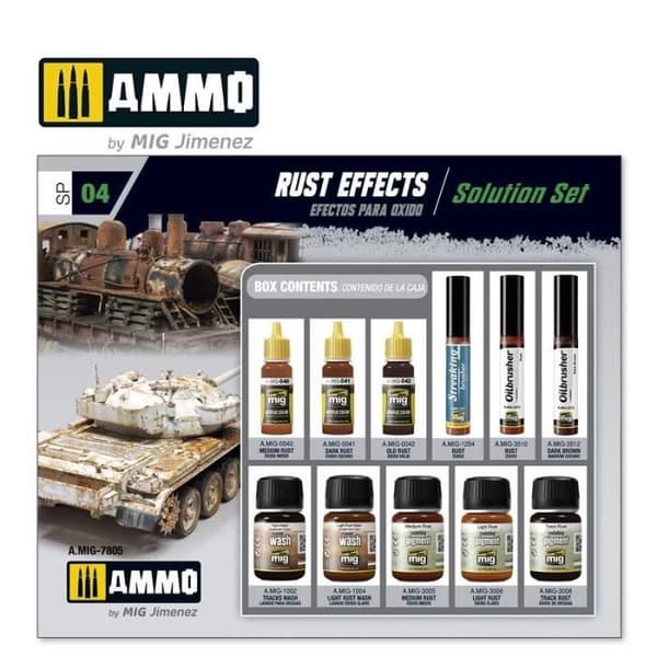 AMMO av mig Jimenez - Super Pack Rosteffekter Ammo Av Mig Jimenez Amig7805 Modellstridsvagn Pr