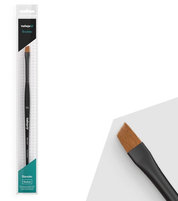 Vallejo Brush - Blender Angled Synthetic Medium