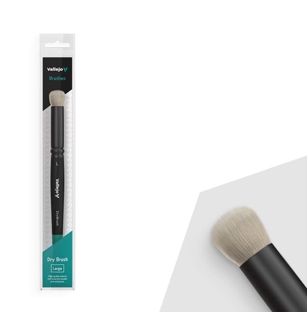 Vallejo Pensel - Dry Brush Natural Large