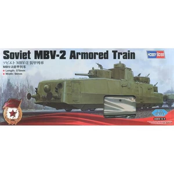 Modellsats - HOBBY BOSS - Sovjetiska MBV-2 pansartåg
