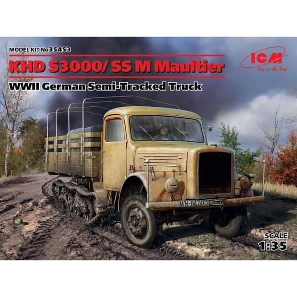 Modell Truck Khd S3000/ss M Maultier Wwii German Semi-tracked Truck - ICM