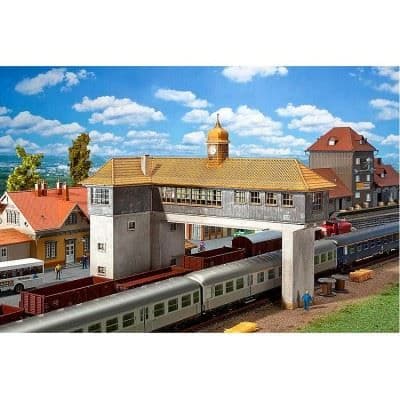 HO modelljärnväg - FALLER - Neustadt ryttare signallåda - Standard - 1921-1945 - Patinerad modell