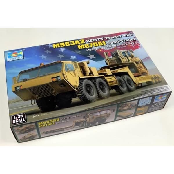 Modell Truck M983a2 Hemtt Traktor Med M870a1 Semitrailer - TRUMPETER