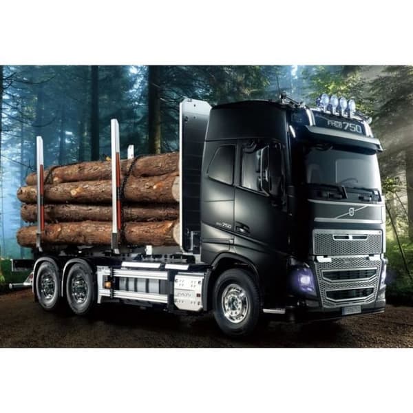 Tamiya Volvo FH16 Globtrotter 750 6x4 Timber Truck RC Truck - BYGGBART FORDON