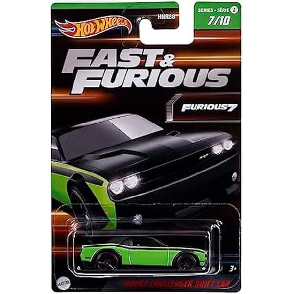 Miniatyrbil - HOT WHEELS - Fast&amp;Furious - Flerfärgad - Plast - Svart