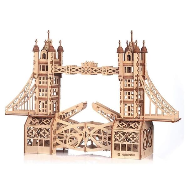 Mr. PlayWood Modellsats Tower Bridge Trä 312 delar