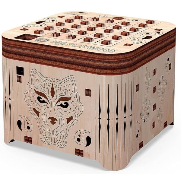 Herr Playwood - 3D Pussel Hemlighetslåda Tiger - GIGAMIC