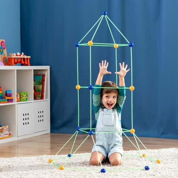 Fort Building Kit för barn Builkitt InnovaGoods 155 delar