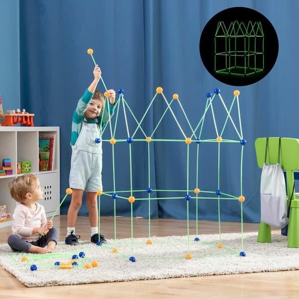 Fort Building Kit för barn Builkitt InnovaGoods 155 delar