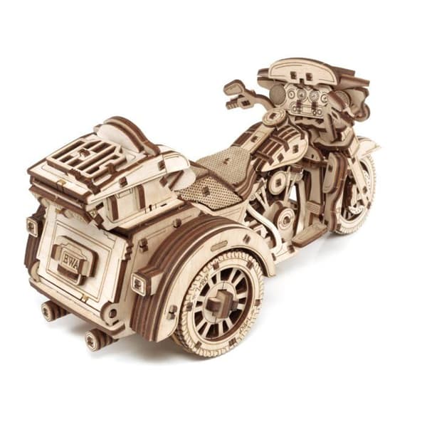 - TRIKE - EWA Eco-Wood-Art Pussel 3D i Trä för Tonåringar och Vuxna - DIY-kit, utan Lim - 281 Delar