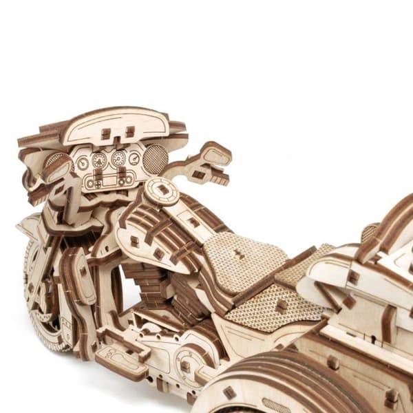 - TRIKE - EWA Eco-Wood-Art Pussel 3D i Trä för Tonåringar och Vuxna - DIY-kit, utan Lim - 281 Delar