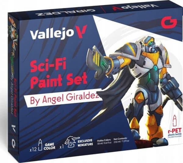 Kit för modellbygge att bygga Vallejo - 2023700 - : 72.313 - Game Color - Sci-Fi målningsset (12x18 ml)