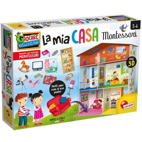 Montessorispel - Lisciani Giochi - Maxi My House - 30 stycken - Blandat