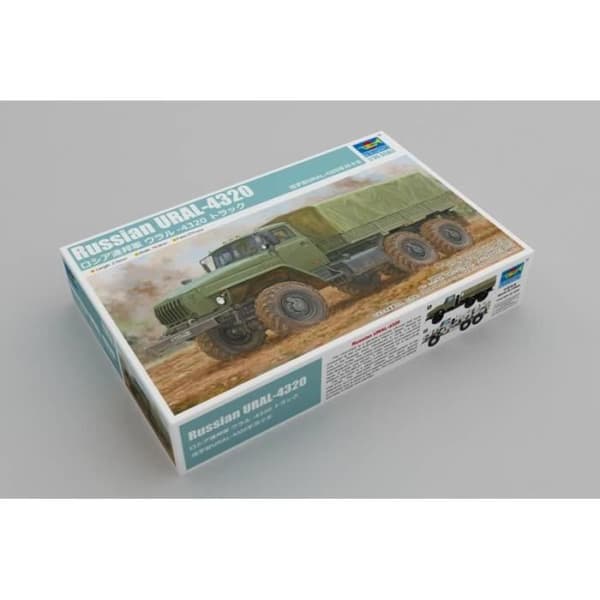 Modellsats - TRUMPETER - Ural-4320 - 6x6 terränglastbil - Plast - 1/35:e