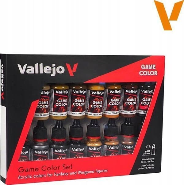Kit för modellbygge att bygga Vallejo - 2023709 - : 72.189 - Game Color - Läder och metall (8x18 ml)