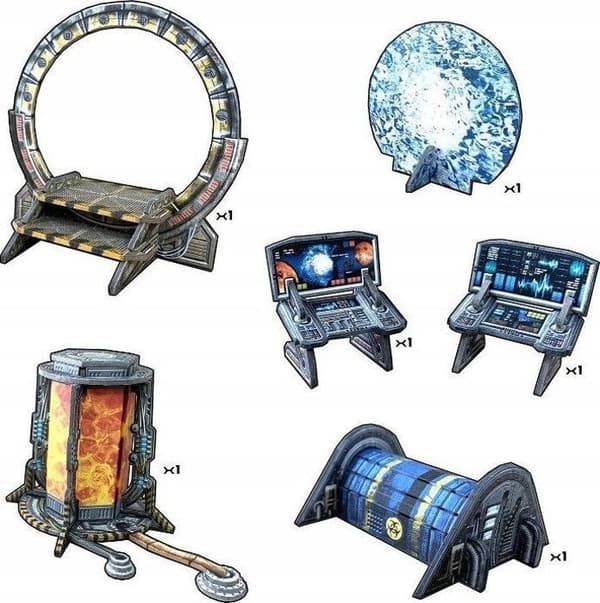 Byggsats i modellfartyg Battle systems ltd - 2024218 - BattleSystems: Sci-fi Dimension Gate
