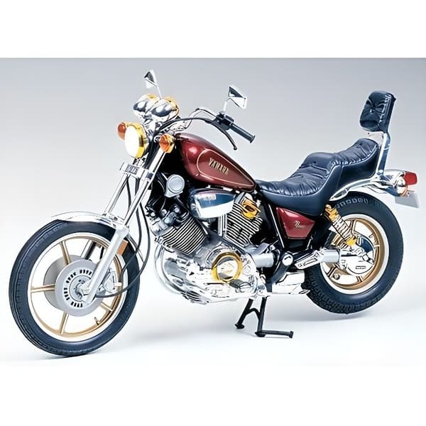 Motorcykel - Yamaha - XV 1000 Virago - Svart - Utomhus - Barn