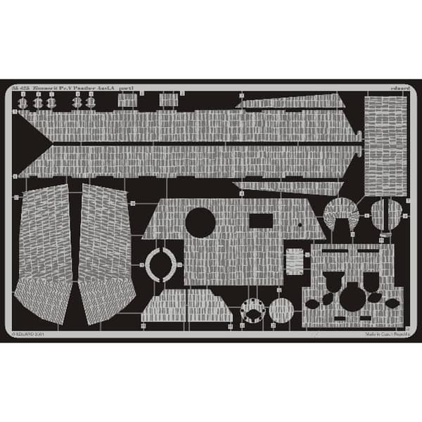 Maquette Zimmerit Pz V Panther A 1/35 - Eduard 35425