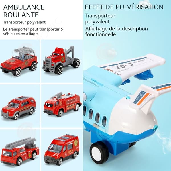 INN Flygtransport med 6 bilar Konstruktion Modelltillverkning Skalmodell Garage Att Bygga Station Att Bygga Flygplats