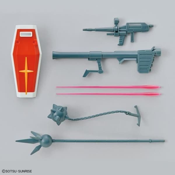 BANDAI GUNPLA ENTRY GRADE EG 1-144 Gundam RX-78-2 modellsats med komplett vapensats