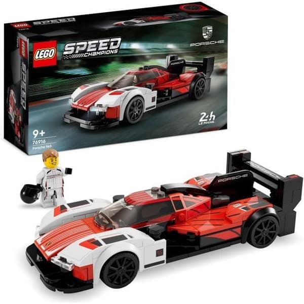 LEGO® Speed Champions 76916 Porsche 963 Race Car Model Kit, leksak för barn