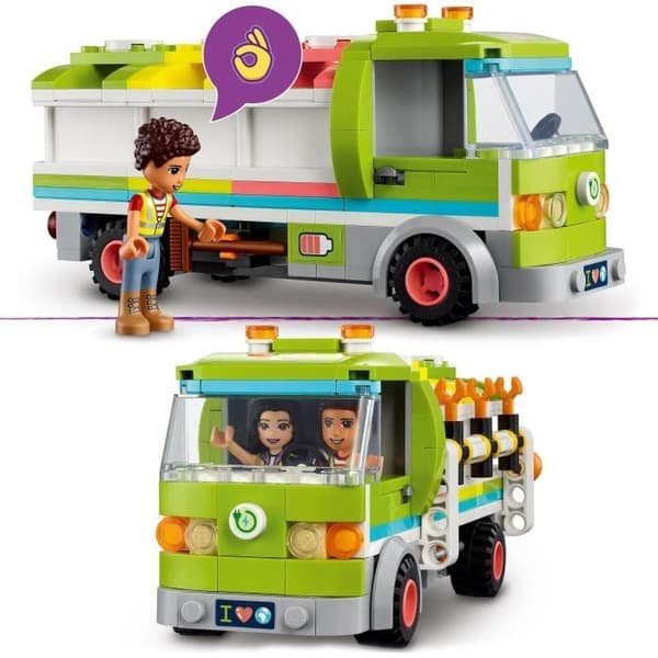 LEGO® Friends 41712 Återvinningsbil, pedagogisk leksak, med Emma Mini-docka
