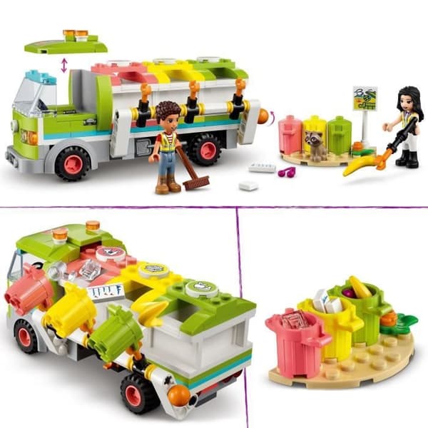LEGO® Friends 41712 Återvinningsbil, pedagogisk leksak, med Emma Mini-docka