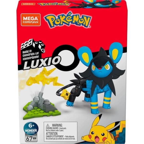 MEGA CONSTRUX Pokémon Power Luxio för att bygga 67 stycken - 6 år och +