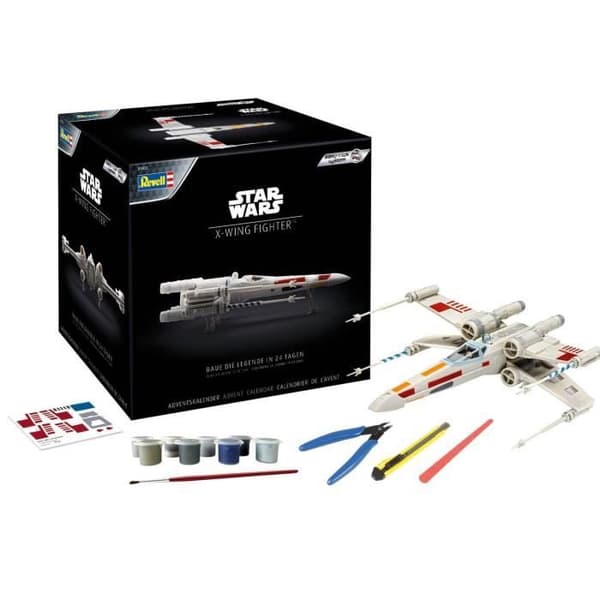 Star Wars adventskalender: X-wing Fighter - Easy Click - Revell - Enfärgad