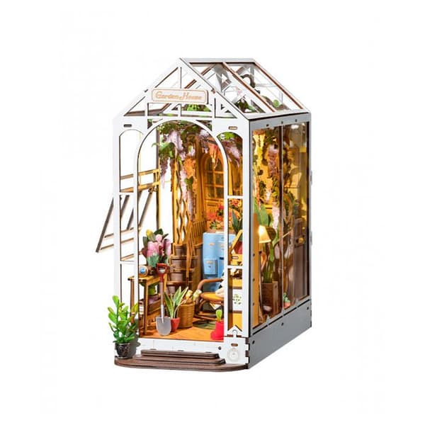 Robotime Booknook Garden House TGB06 Byggsats i trä 20 x 11 x 24 cm