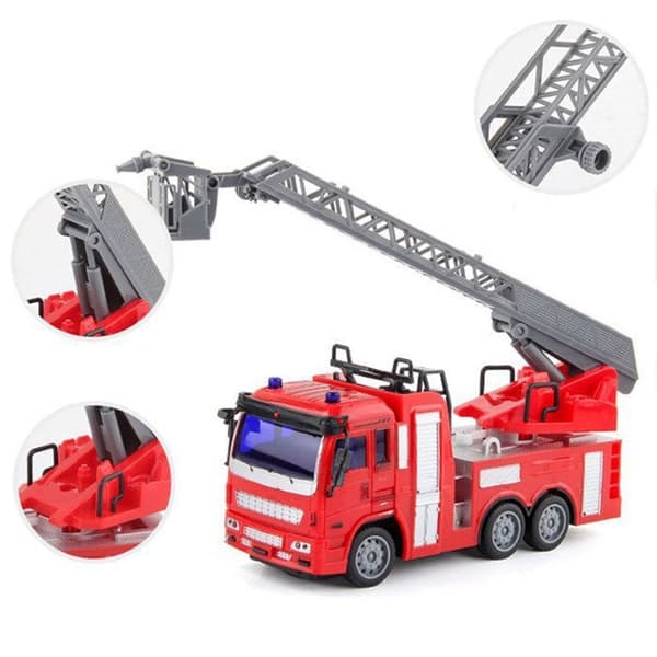 TD® Brandbekämpningsleksaksbil 7*29*11cm Trådlös fjärrkontroll Pedagogiska leksaker för barn