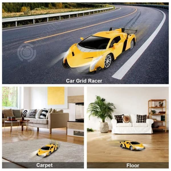 INN® Fjärrstyrd barnbil, pojkleksaksbil, lätt drivracingbil, gratis fjärrstyrd bil