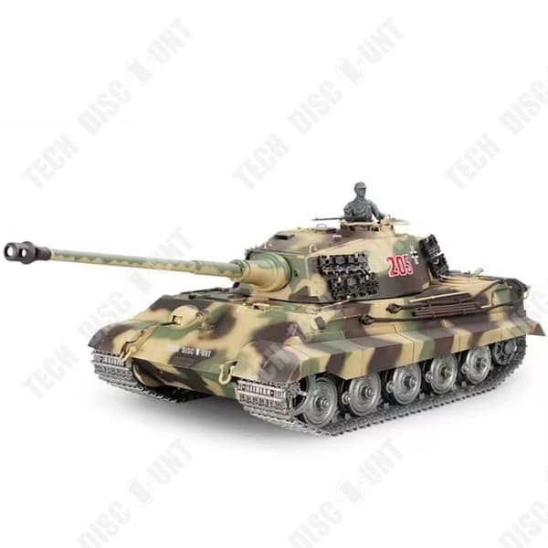 TD® Heavy metal leksak fjärrkontroll tank tank kan röka multifunktion projektil fjärrkontroll modell