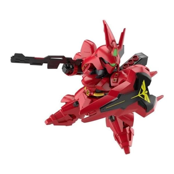 Gundam modellsats - Bandai Hobby - 017 Sazabi Gunpla SD EX STD - Monterbar ledad figur