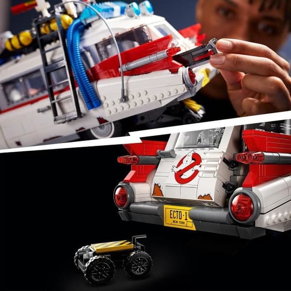 LEGO® Icons 10274 ECTO-1 Ghostbusters, konstruktion, LEGO Cadillac, Ghostbusters Afterlife Car, Legacy Movie, för vuxna