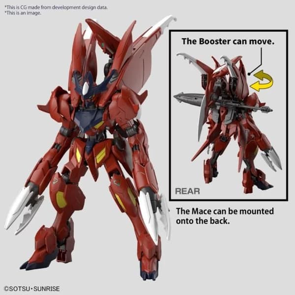 Hobbyset - BANDAI SPIRITS - Gundam Amazing BARBATOS Lupus - 1/144 - Lätt att montera - För vuxna