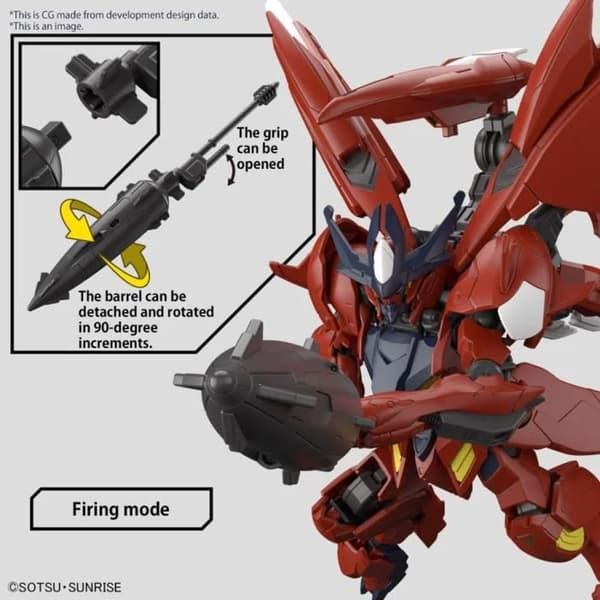 Hobbyset - BANDAI SPIRITS - Gundam Amazing BARBATOS Lupus - 1/144 - Lätt att montera - För vuxna