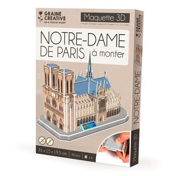 Notre Dame modell pussel