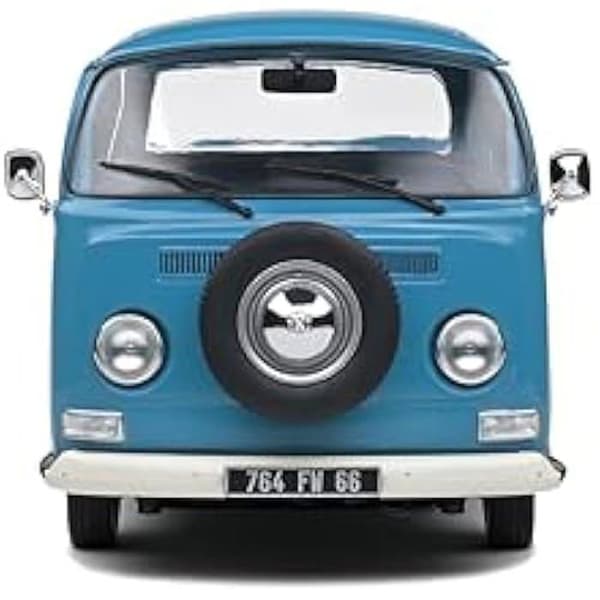 Minibil - SOLIDO - Volkswagen T2 Pick UP - Blå - Metall - 1:18