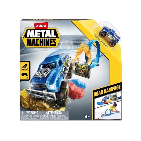 Bygglek - ZURU - Road Rampage set - 200 delar - Samlar snacks - 6 modeller