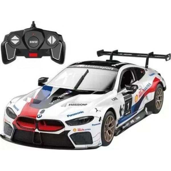 Fjärrstyrd bil - TURBO CHALLENGE - BMW M8 GTE - Vit - 1/18 - Enkel montering