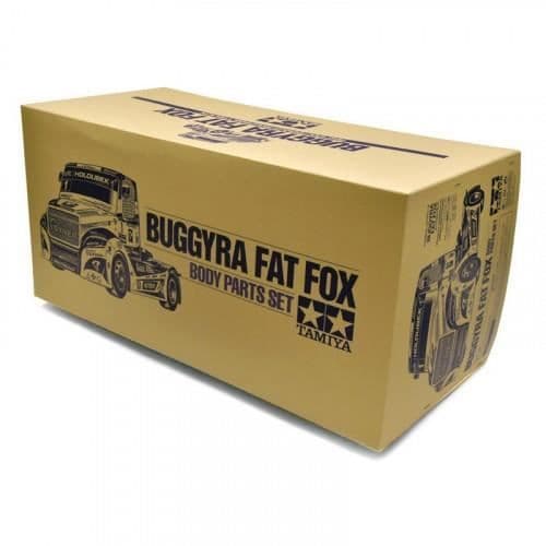 Lastbilskaross - Tamiya - Buggyra Fat Fox 190 mm - Lexan - Blandat - Vit