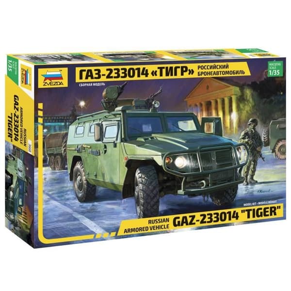 Militärfordonsmodell - ZVEZDA - GAZ-233014 Tiger - Unik färg
