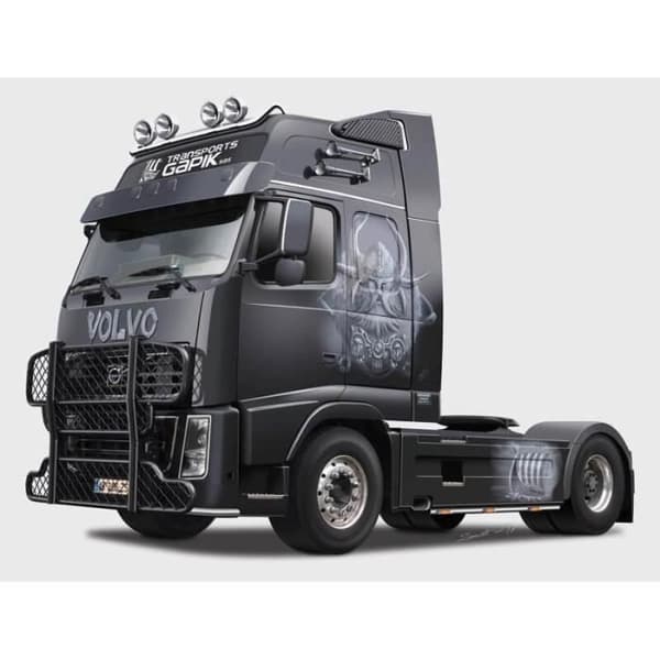 Lastbilsmäklare - VOLVO - FH16 Viking - Svart - Skala 1/24 - Att montera och måla
