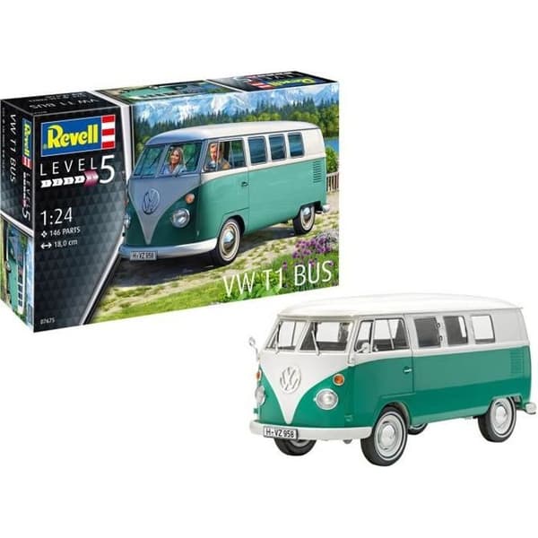 Modellsats - REVELL - VW T1 Buss - 146 stycken - 1/24