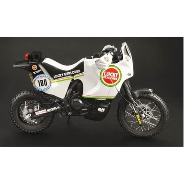 Motorcykelmodell - ITALERI - Cagiva Elephant 850 Dakar 1987 - Skala 1/9 - Unik färg