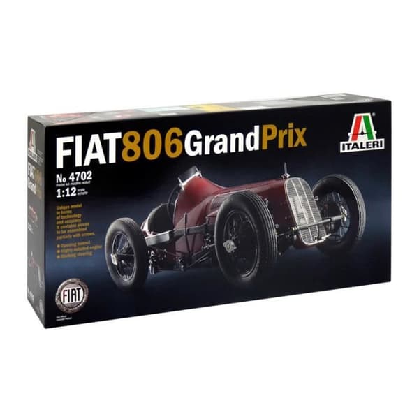 Bilmodell - ITALERI - Fiat 806 Grand Prix - Skala 1/12 - Plast och metall