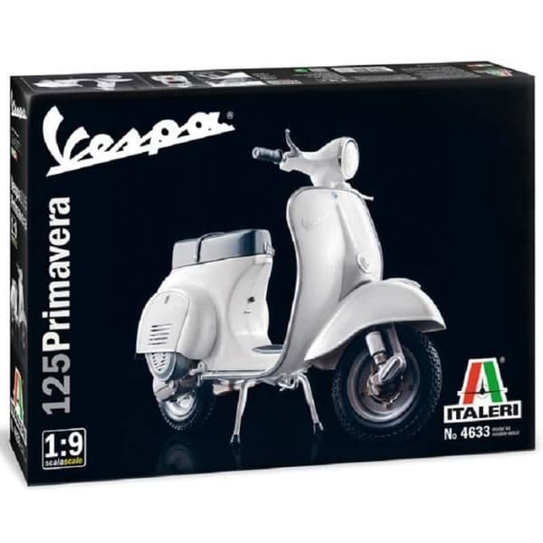 Modellsats - ITALERI - Vespa 125 Primavera - Vit - Inredning - Vuxen